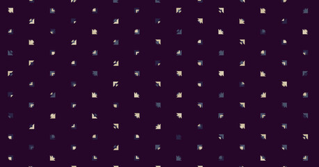 Abstract Color Halftone Dots generative art background illustration