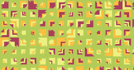 Abstract Color Halftone Dots generative art background illustration