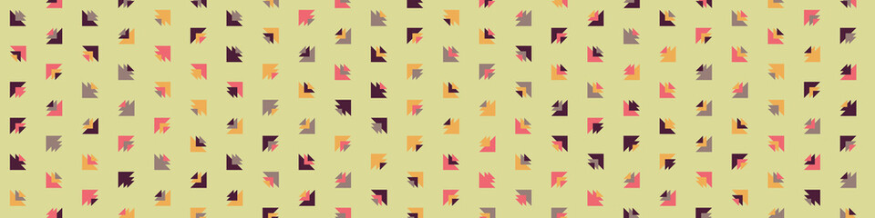 Abstract Color Halftone Dots generative art background illustration