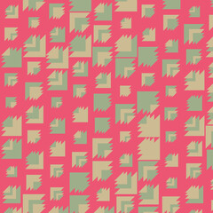 Abstract Color Halftone Dots generative art background illustration