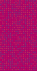Abstract Color Halftone Dots generative art background illustration