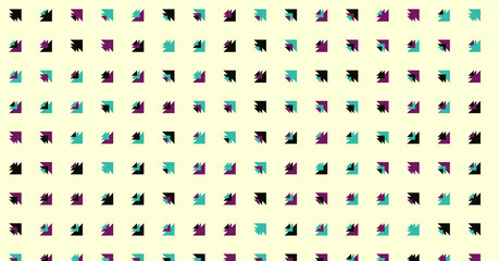 Abstract Color Halftone Dots generative art background illustration