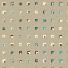 Abstract Color Halftone Dots generative art background illustration