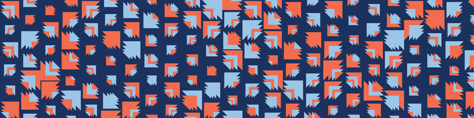 Abstract Color Halftone Dots generative art background illustration