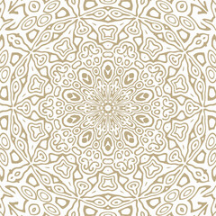 Oriental Seamless Vector Pattern - Repeating ornament for textile, wraping paper, fashion etc.
