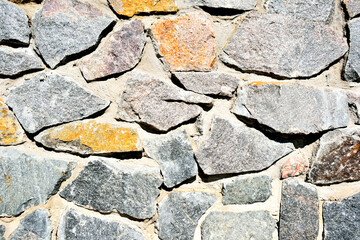 stone wall, close-up as texture for background