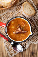 Traditional cabbage soup.