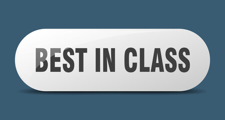 best in class button. sticker. banner. rounded glass sign