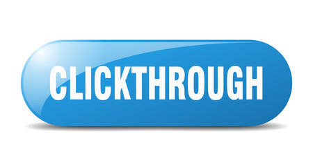 clickthrough button. sticker. banner. rounded glass sign