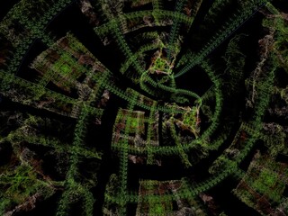 Imaginatory fractal background Image