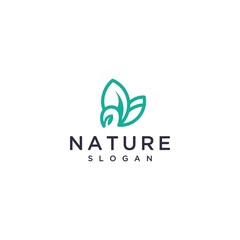 nature line logo with line style. The logo can be used for salon, beauty, spa, boutique.