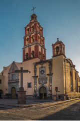 Fototapeta na wymiar Templo de Santo Domingo, Queretaro, Mexico
