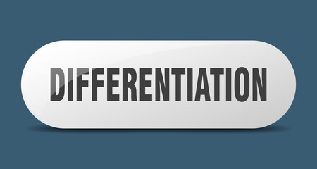 differentiation button. sticker. banner. rounded glass sign