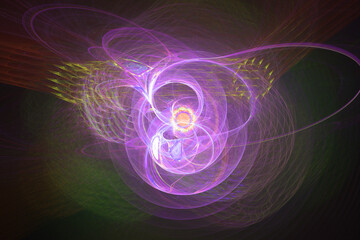 Fractal illustration psichology test analysis daydreaming dream concept phobia cure curing