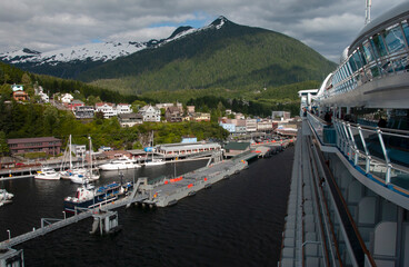 Ketchikan Alaska waterfront