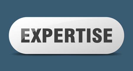 expertise button. sticker. banner. rounded glass sign