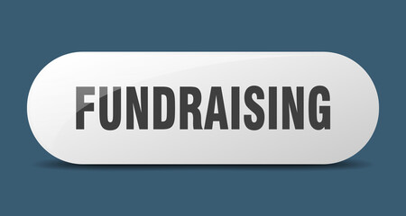 fundraising button. sticker. banner. rounded glass sign