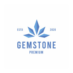 gemstone premium Vector Logo jewellery design
