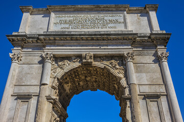 Right next to Colosseum stands Arch of Constantine, erected in early fourth century to celebrate...