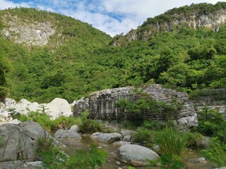 river in mountains