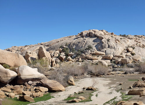 Basin At Barker Dam