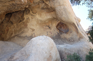 Petroglyphs at Joshua Tree