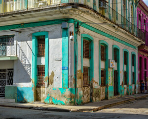 Fototapeta na wymiar Beautiful architecture in La Havana