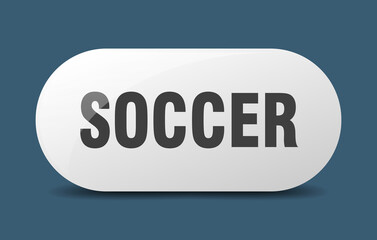 soccer button. sticker. banner. rounded glass sign