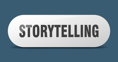 storytelling button. sticker. banner. rounded glass sign