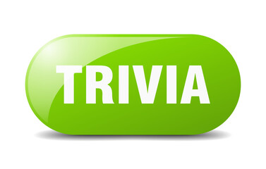 trivia button. sticker. banner. rounded glass sign