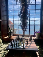 glass chess game