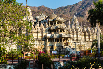 Ranakpur Jain Temple on Rajasthan province in India