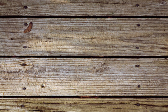 Weathered and worn rustic cedar plank