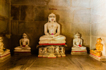 Ranakpur Jain Temple on Rajasthan province in India