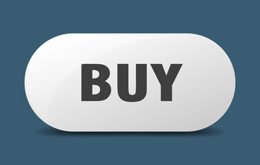buy button. sticker. banner. rounded glass sign