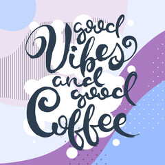 Hand drwan grunge lettering isolated artwork on ornate background. Stamp for t-shirt graphics, print, poster, banner, flyer, tags, postcard