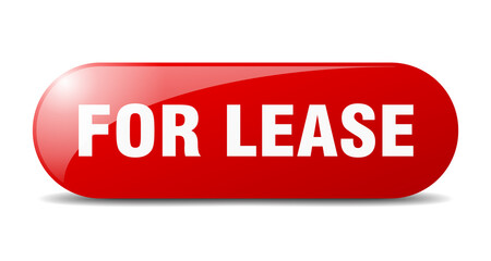 for lease button. sticker. banner. rounded glass sign