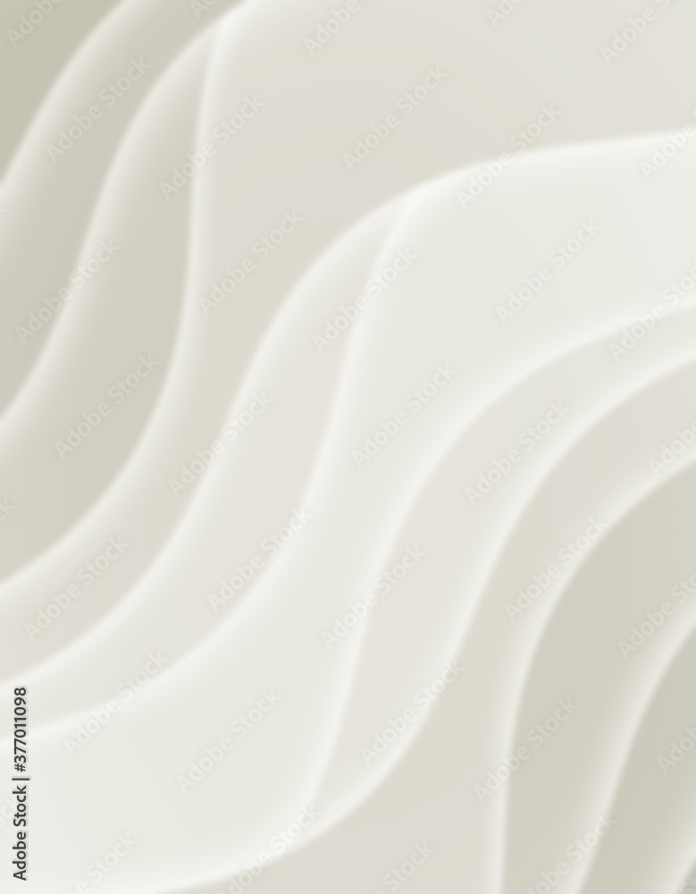 Poster wavy paper cut background. blur. abstract curved wave with blur effect for your design. illustration