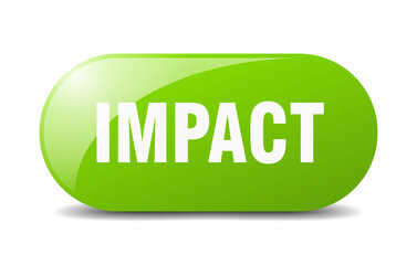 impact button. sticker. banner. rounded glass sign