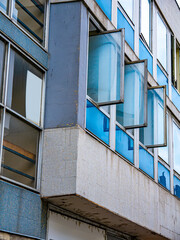 Old flats in Gyor, Hungary