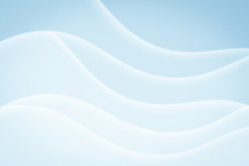 Wavy paper cut background. Blur. Abstract curved wave with blur effect for your design. Illustration with curves lines.