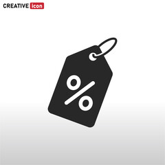 Price tag icon vector . Tag sign