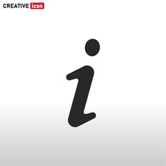 Info icon vector . information sign