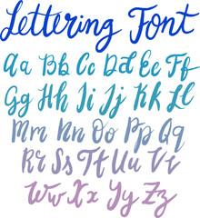 
Vector alphabet. Custom Letters and Typography