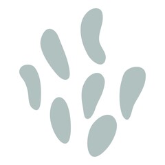 Hand drawn colorful doodle objects for abstract trendy background, web design or pattern.