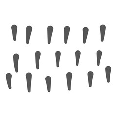 Hand drawn colorful doodle objects for abstract trendy background, web design or pattern.