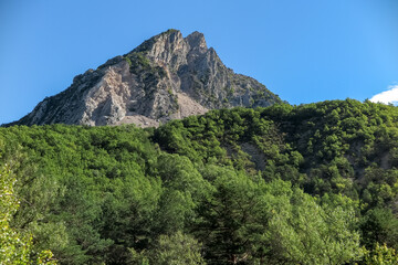 Fototapeta premium Beautiful landscapes of the mountains and canyon of the Verdon gorge, Provence-Alpes-Côte d'Azur region, Alpes de Haute Provence, France