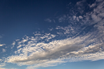 blue sky with clouds