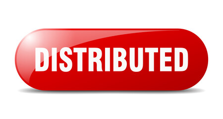 distributed button. sticker. banner. rounded glass sign