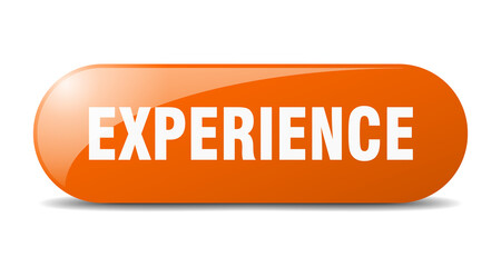 experience button. sticker. banner. rounded glass sign